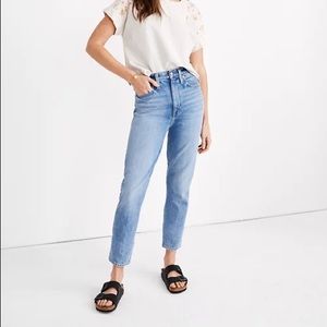Madewell 'The Momjean' in Melva Wash - Size 26
